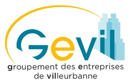 Logo du GEVIL, groupement des entreprises de Villeurbanne, partenaire de l’Afro Gala 2026